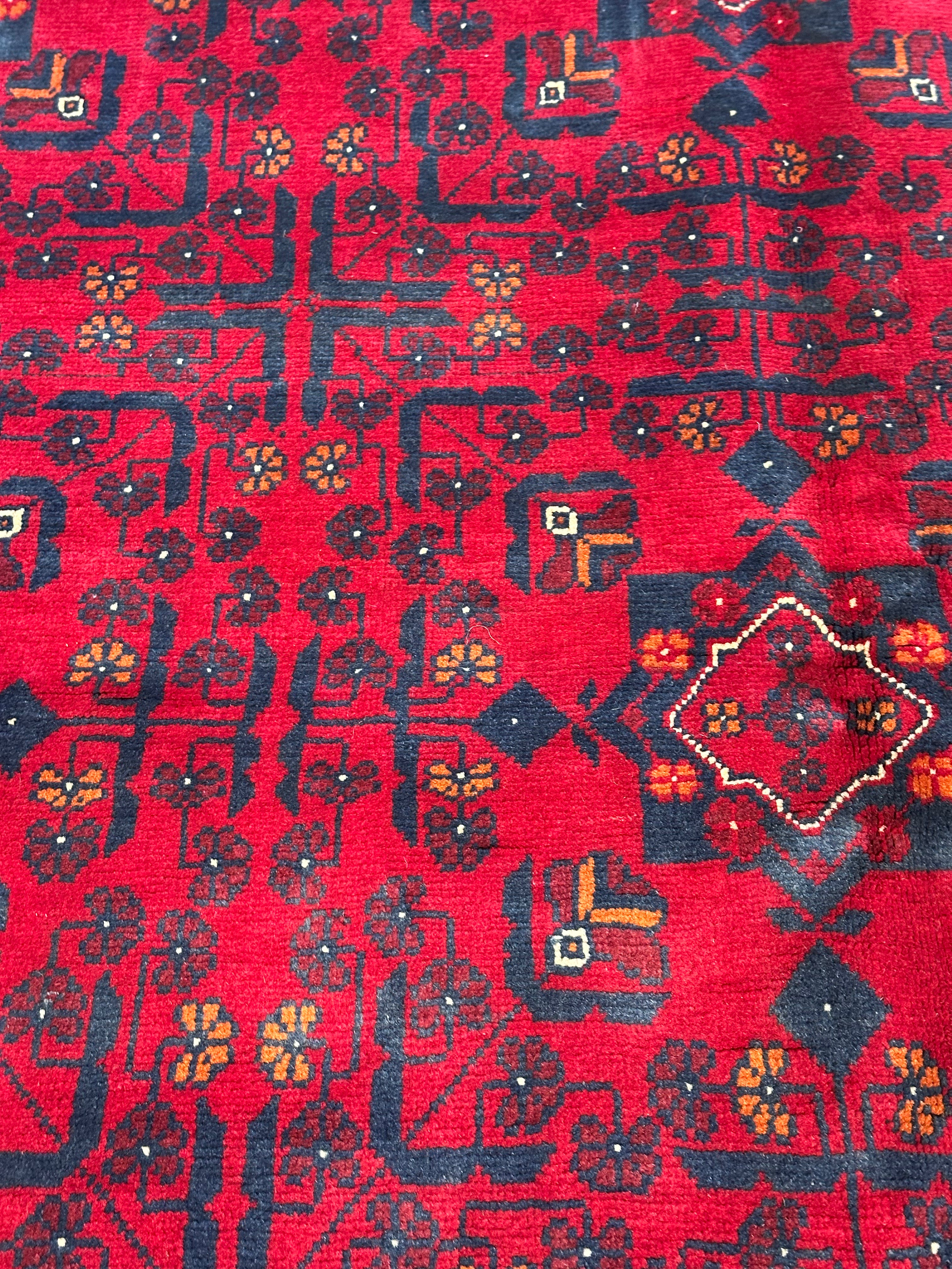Jill Gembara 6.8x9.4 Red Afghani Khamyab Rug