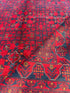 Jill Gembara 6.8x9.4 Red Afghani Khamyab Rug