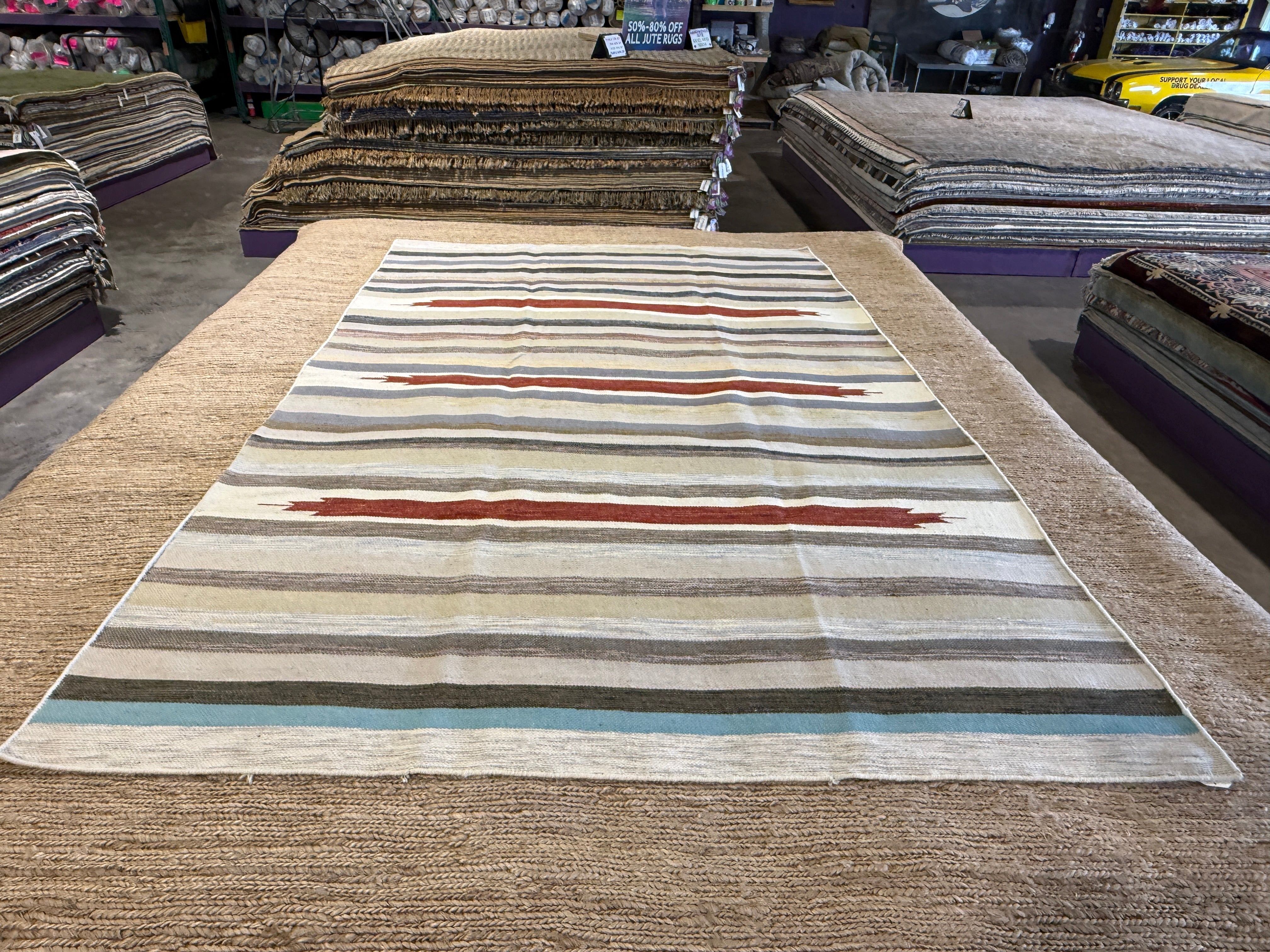 Marfa Mania Handwoven Kilim (Multiple Sizes & Colors) CLEARANCE 50%-60% OFF
