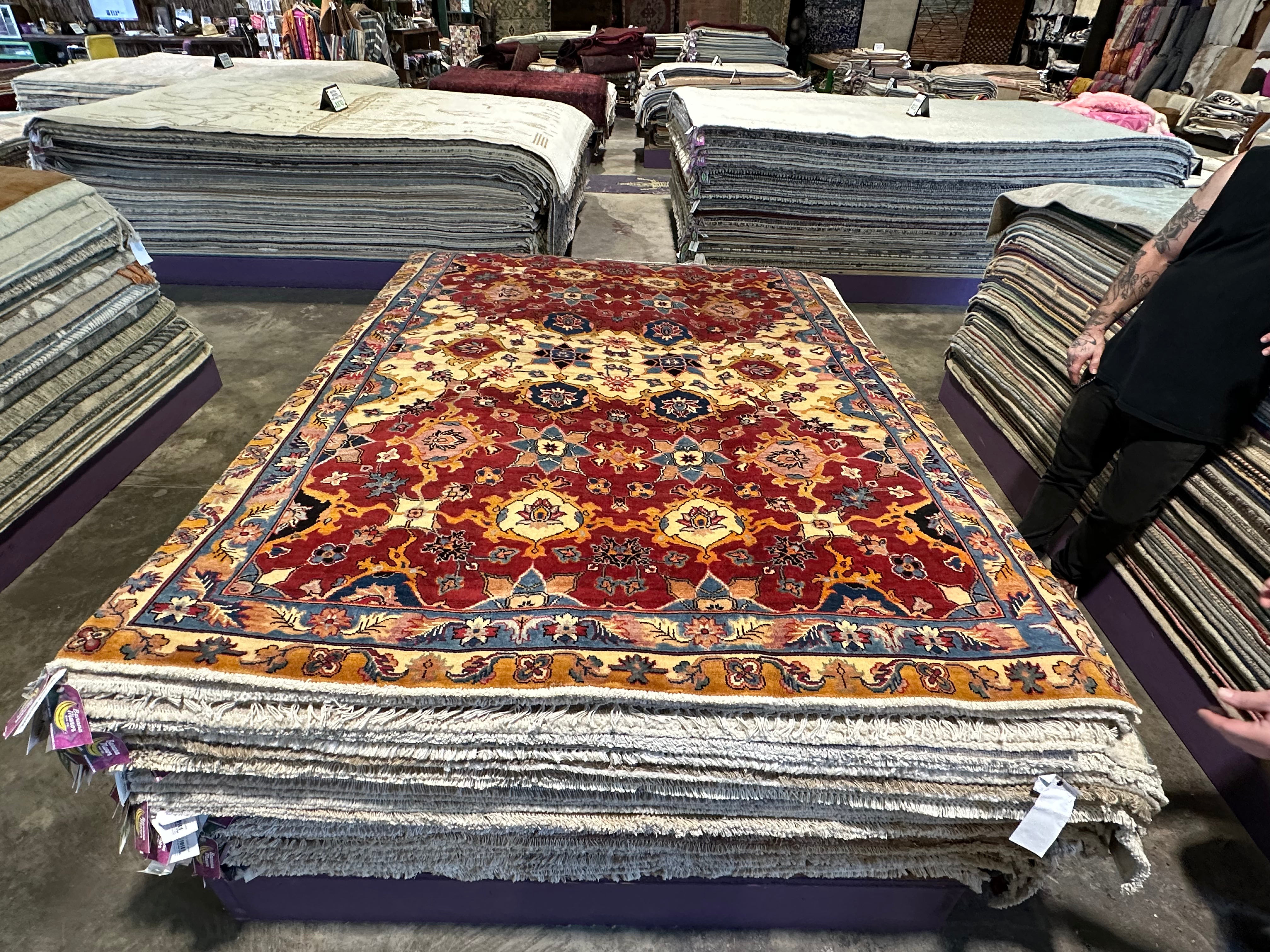 Lady Kay 5x7 Colorful Afghani Agra Rug