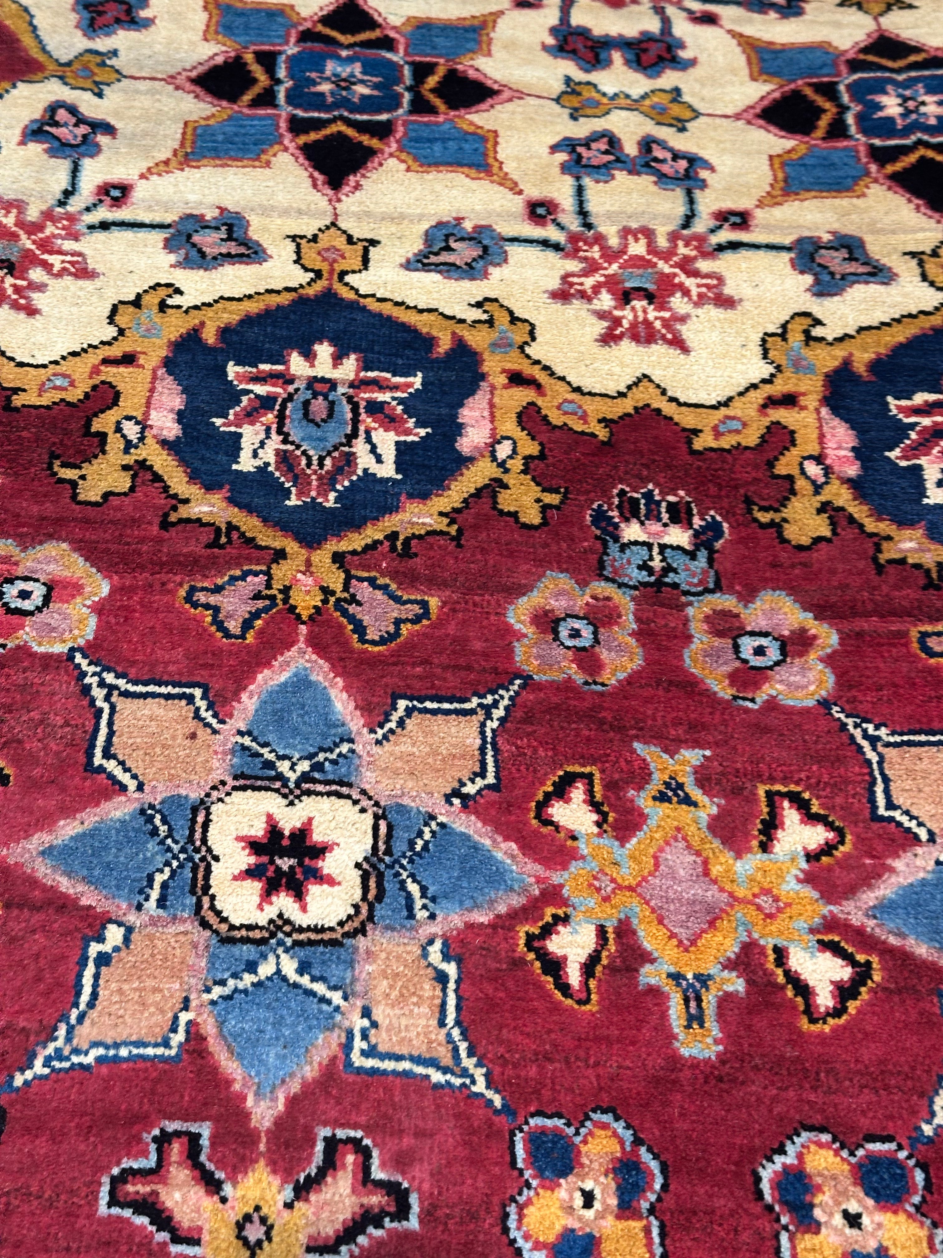 Lady Kay 5x7 Colorful Afghani Agra Rug