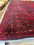 Marta Mendoza 9.8x12.10 Red Afghani Khal Muhammad Rug