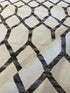 Fisher Heights 8.3x10 Handwoven White and Brown Durrie Rug CLEARANCE 50% OFF
