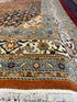 Helen Kim 7.6x10.10 Rust Afghani Bijar Rug