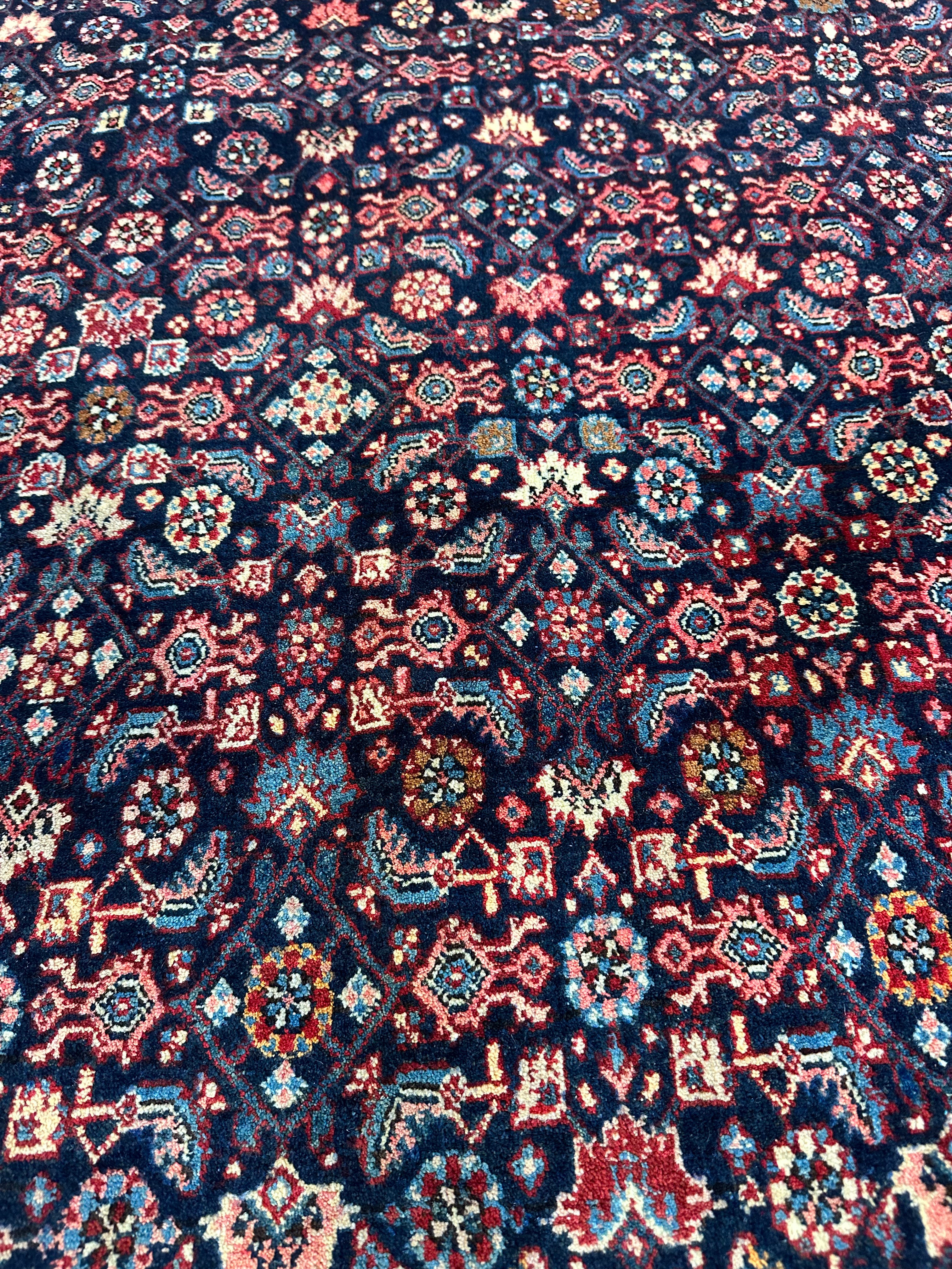Monica Staggs 10x12.4 Red Afghani Bijar Rug