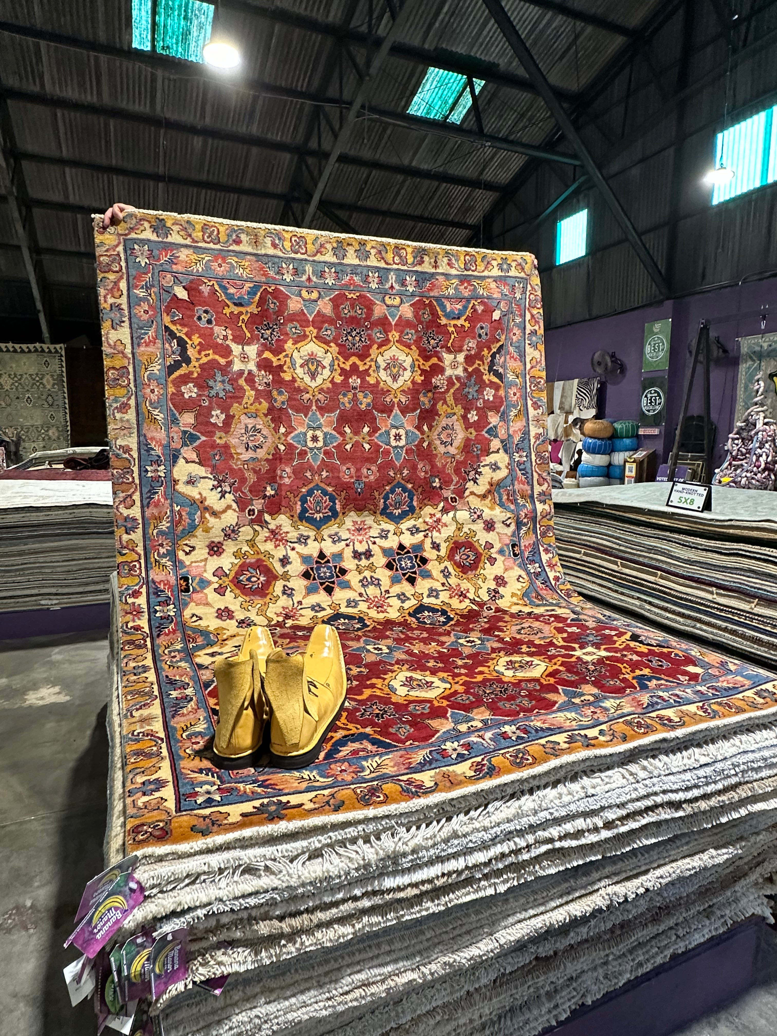 Lady Kay 5x7 Colorful Afghani Agra Rug