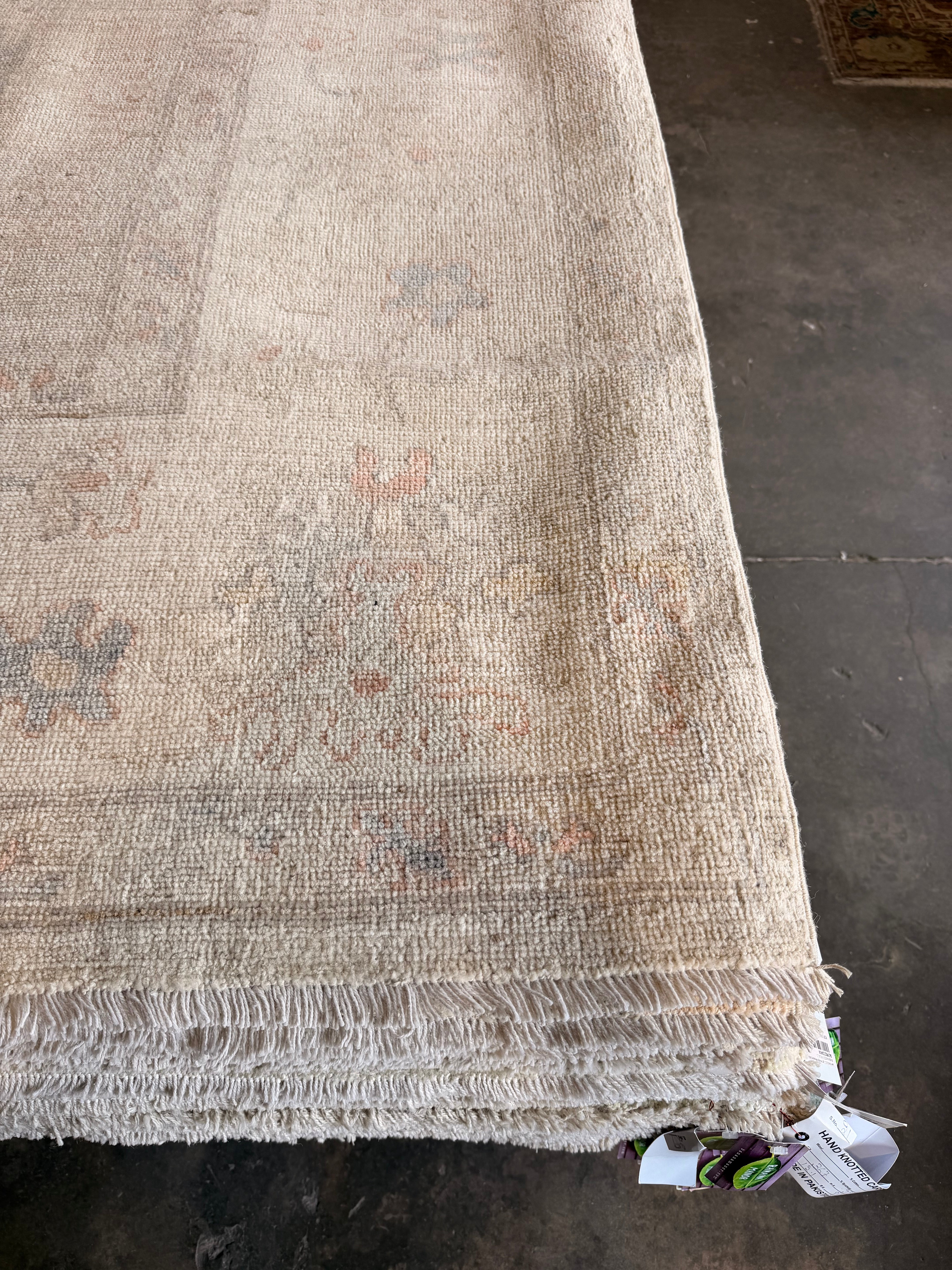 Mary Griffith 9.1x11.11 Multicolor Afghani Whitewashed Oushak