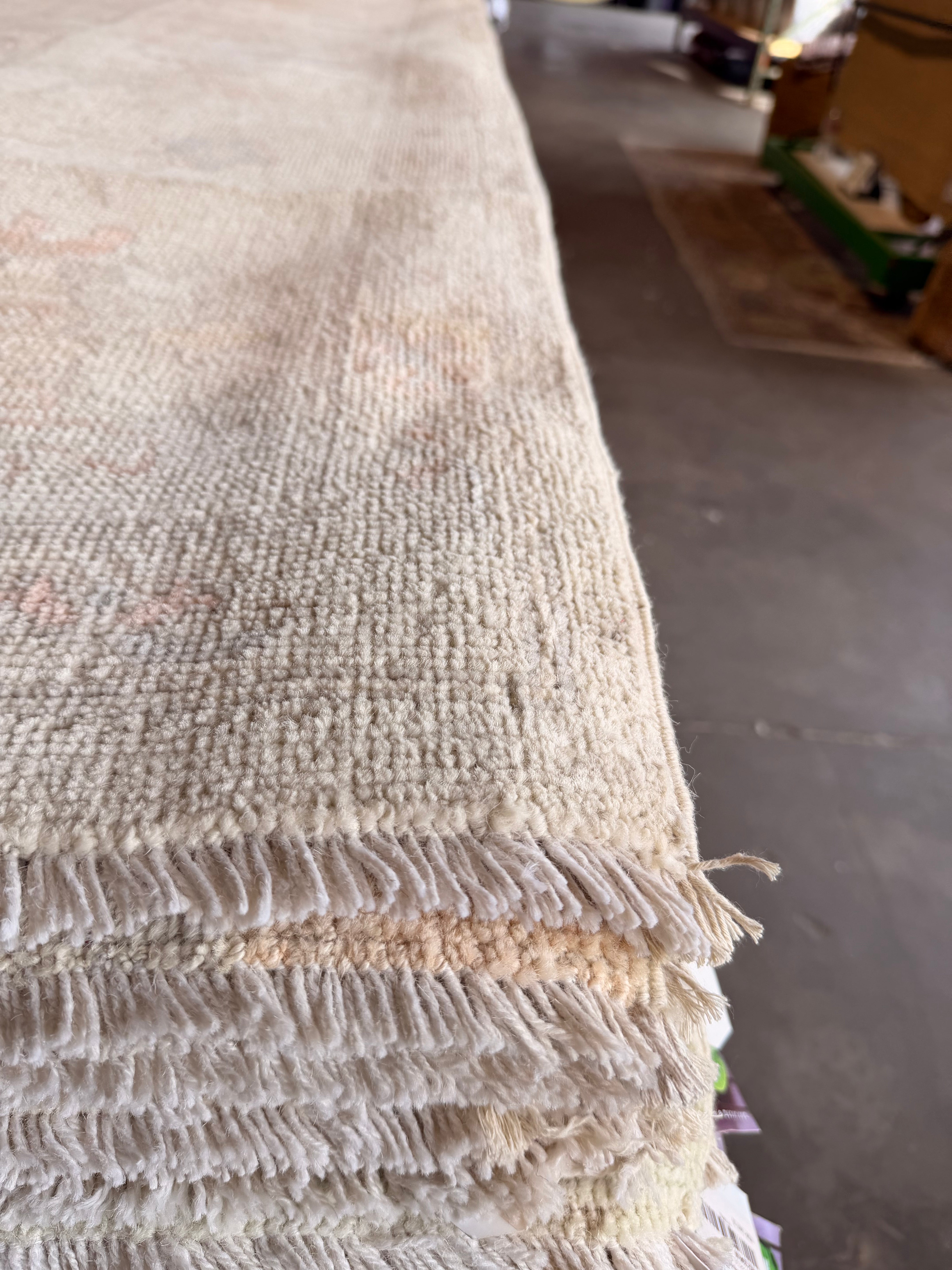 Mary Griffith 9.1x11.11 Multicolor Afghani Whitewashed Oushak