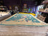 Jennifer Kahn 10.2x13.8 Blue & Pink Afghani Bokhara Rug