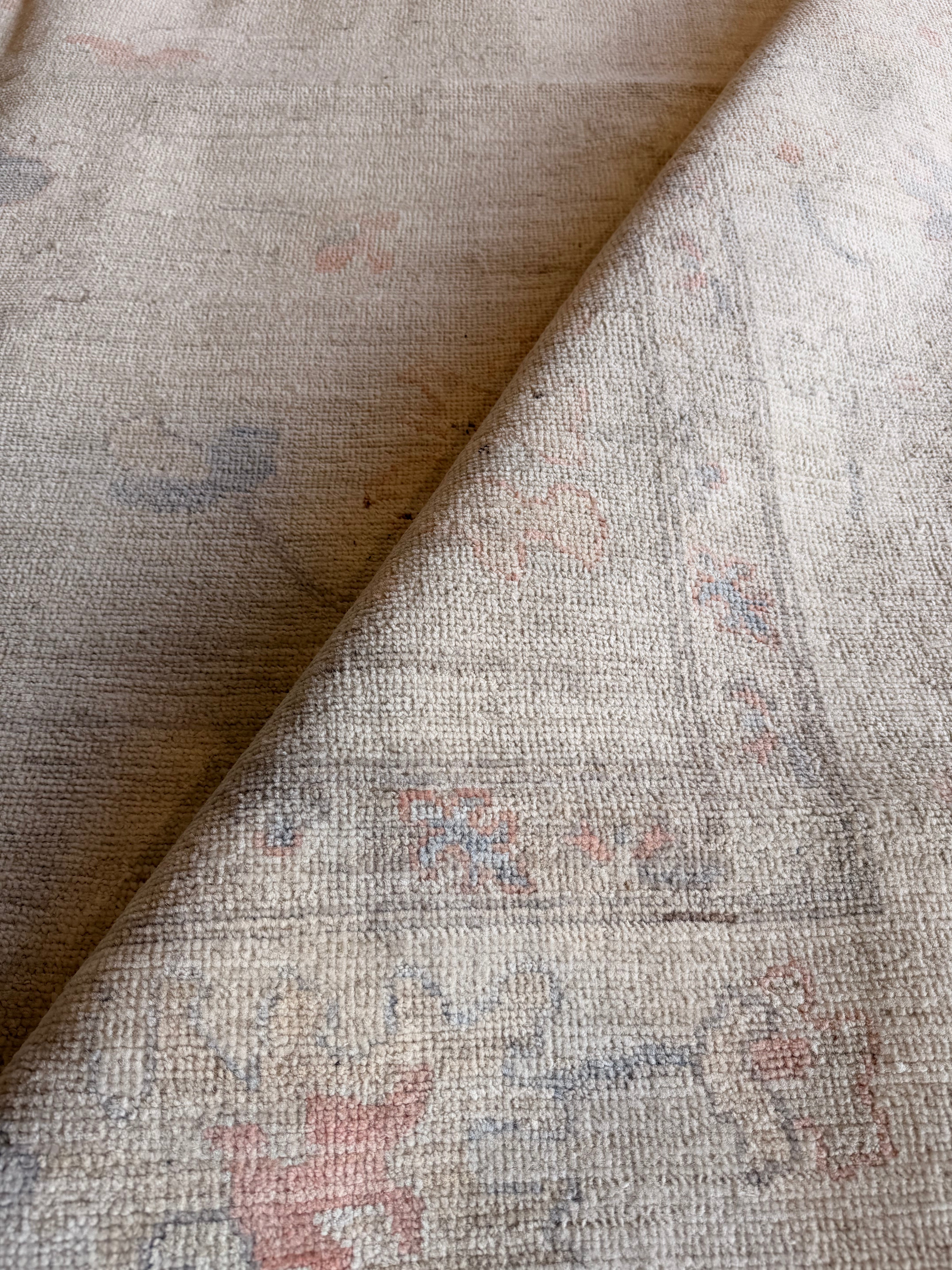 Mary Griffith 9.1x11.11 Multicolor Afghani Whitewashed Oushak