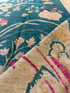 Jennifer Kahn 10.2x13.8 Blue & Pink Afghani Bokhara Rug
