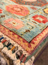 Alexis Dempsey 5.8x8.5 Light Blue Multi Afghani Waziri Rug