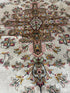 Maggie Foyer 4.6x6.8 Cream Afghani Fine Jaldar Rug