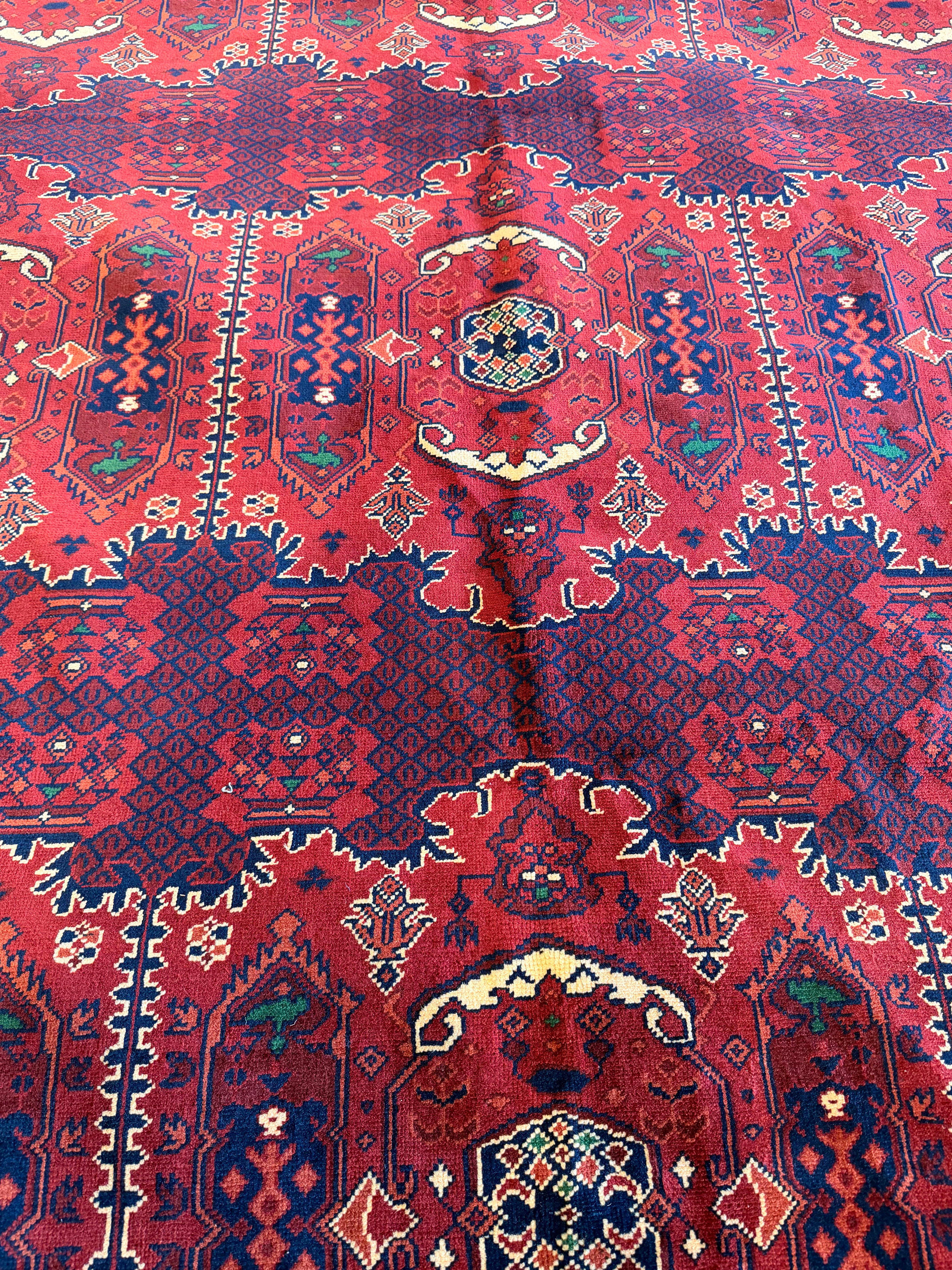 Sarah Gadon 8.3x12.2 Red Afghani Khamyab Rug
