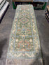 Robin Wright 2.9x8.3 Green Afghani Oushak Runner
