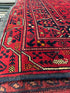 Lucille Song 3.1x5 Red Afghani Khamyab Rug