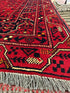 Lucille Song 3.1x5 Red Afghani Khamyab Rug