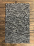 Dominique McElligott 2x3 Hand-Knotted High Low Abstract Rugs (Assorted Styles - Blacks)