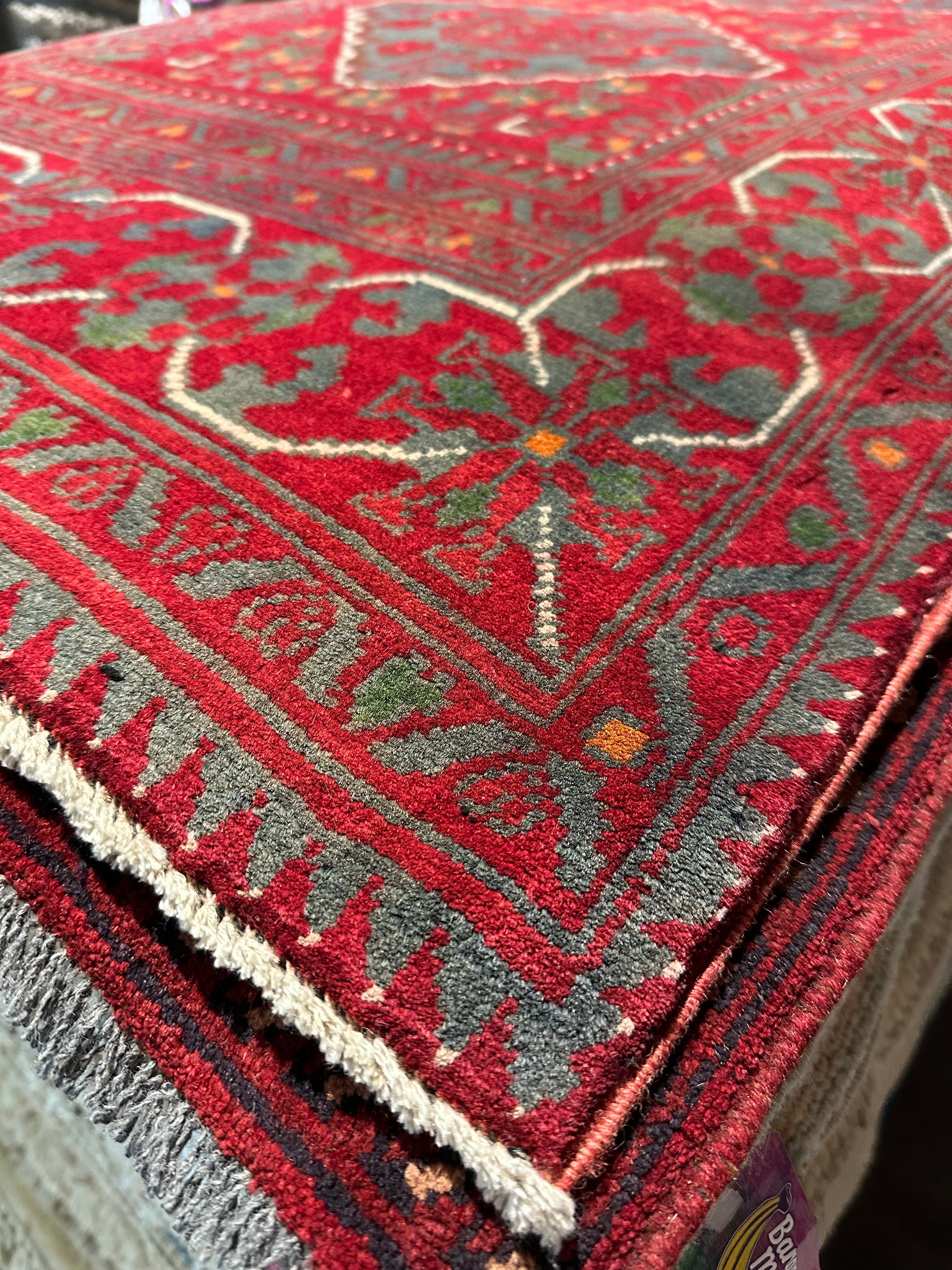 Layla Williams 2.7x12.6 Red Afghani Khamyab Runner