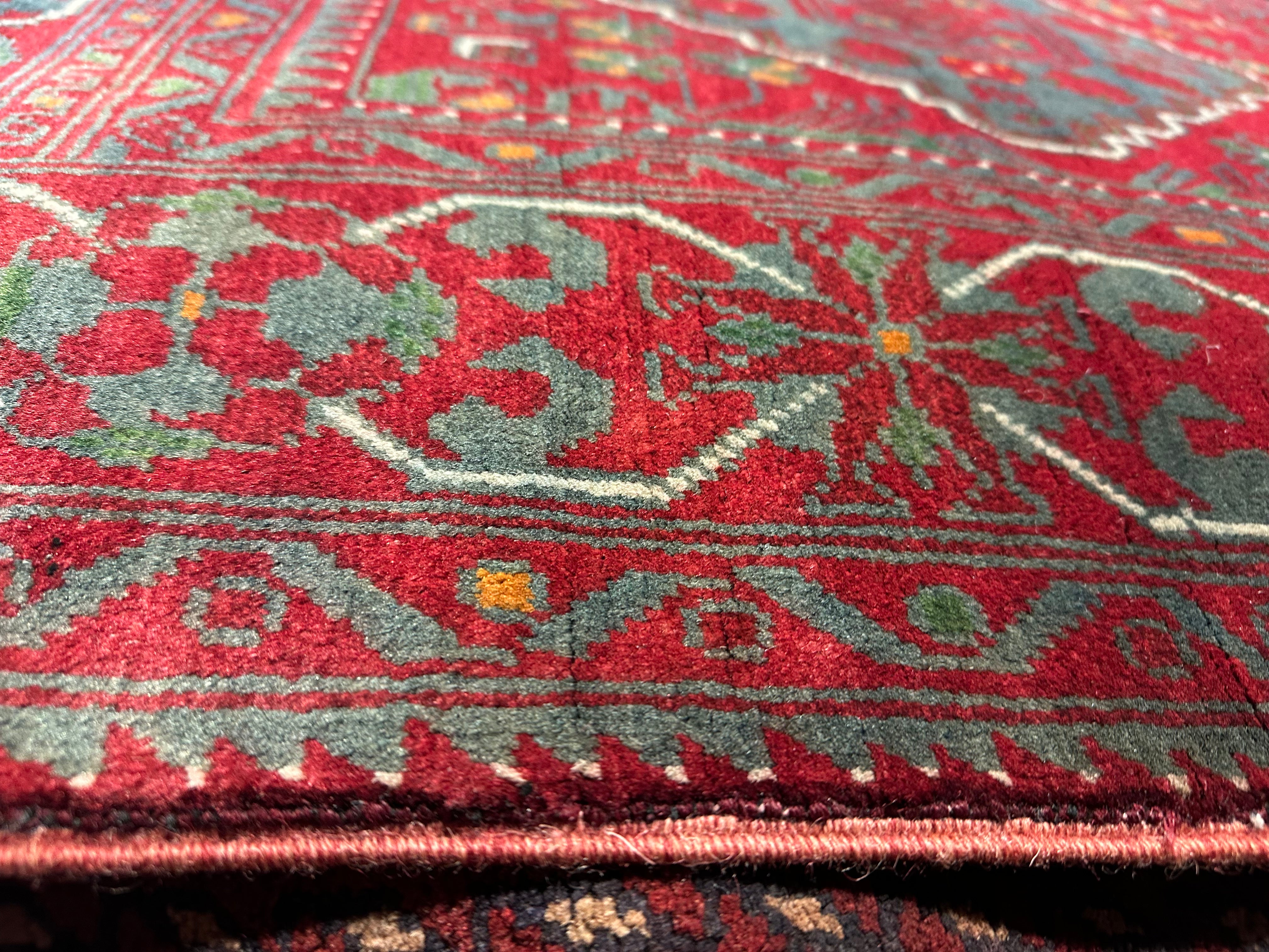 Layla Williams 2.7x12.6 Red Afghani Khamyab Runner