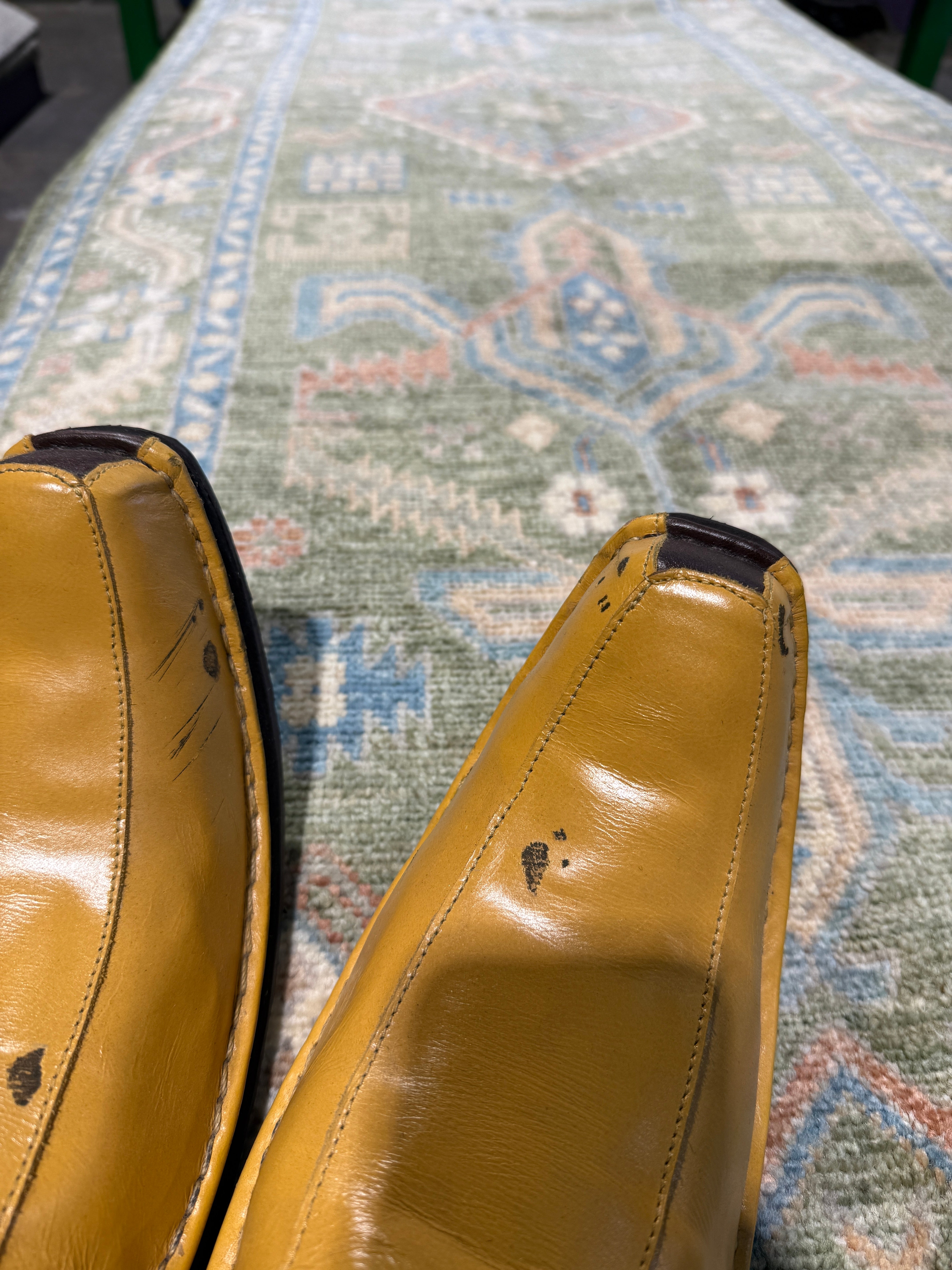 Tanya Moodie 2.8x8.3 Green Afghani Oushak Runner