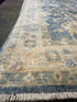 Isabella Russell 3x16.4 Blue Afghani Whitewashed Oushak Runner