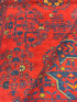 Marci Harrell 3.4x6.6 Red Afghani Khamyab Rug