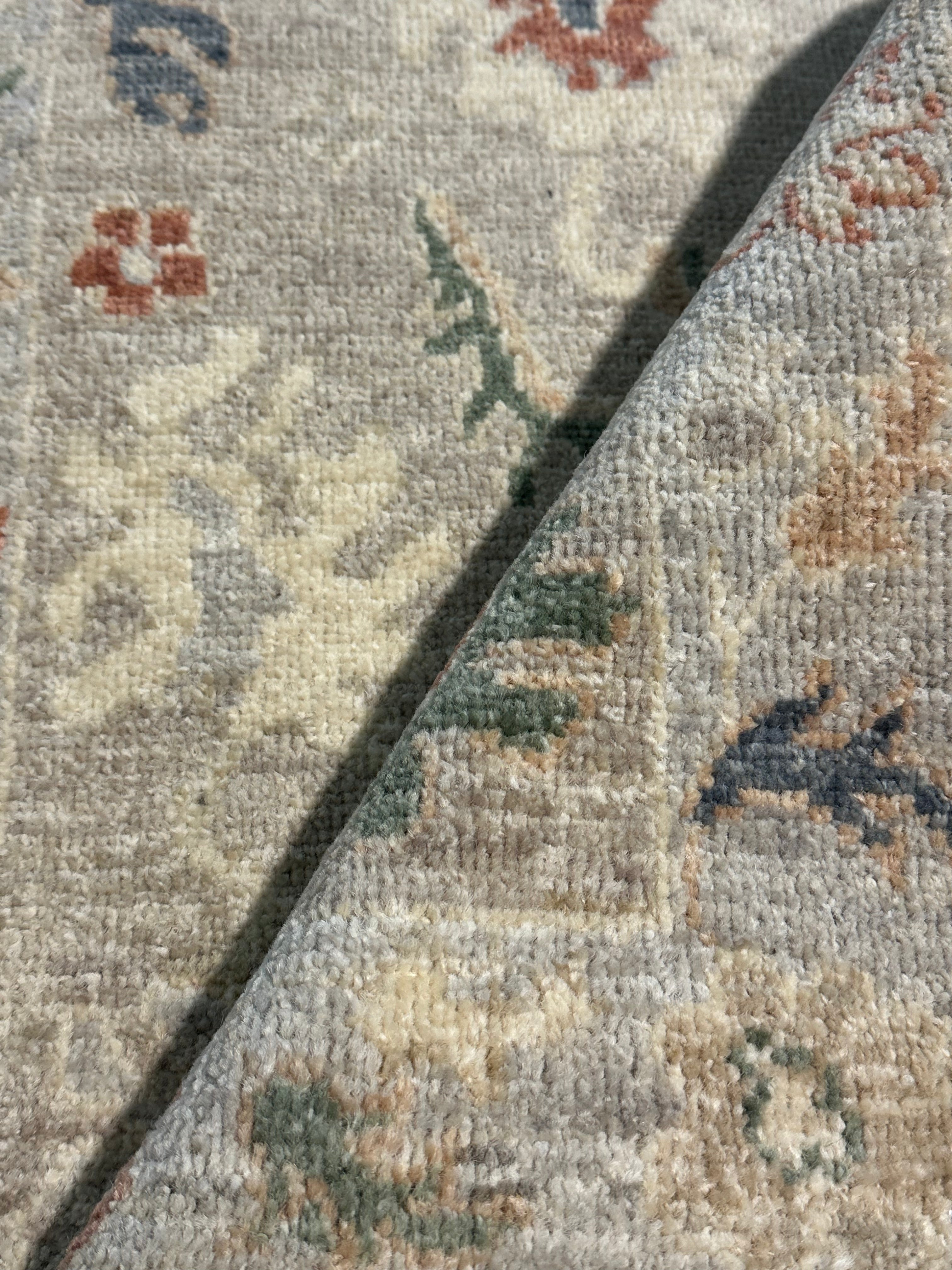 Natalie Woe 2x3 Afghani Whitewashed Oushak