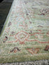 Laura Sanderson 2.8x11.10 Green Afghani Oushak Runner