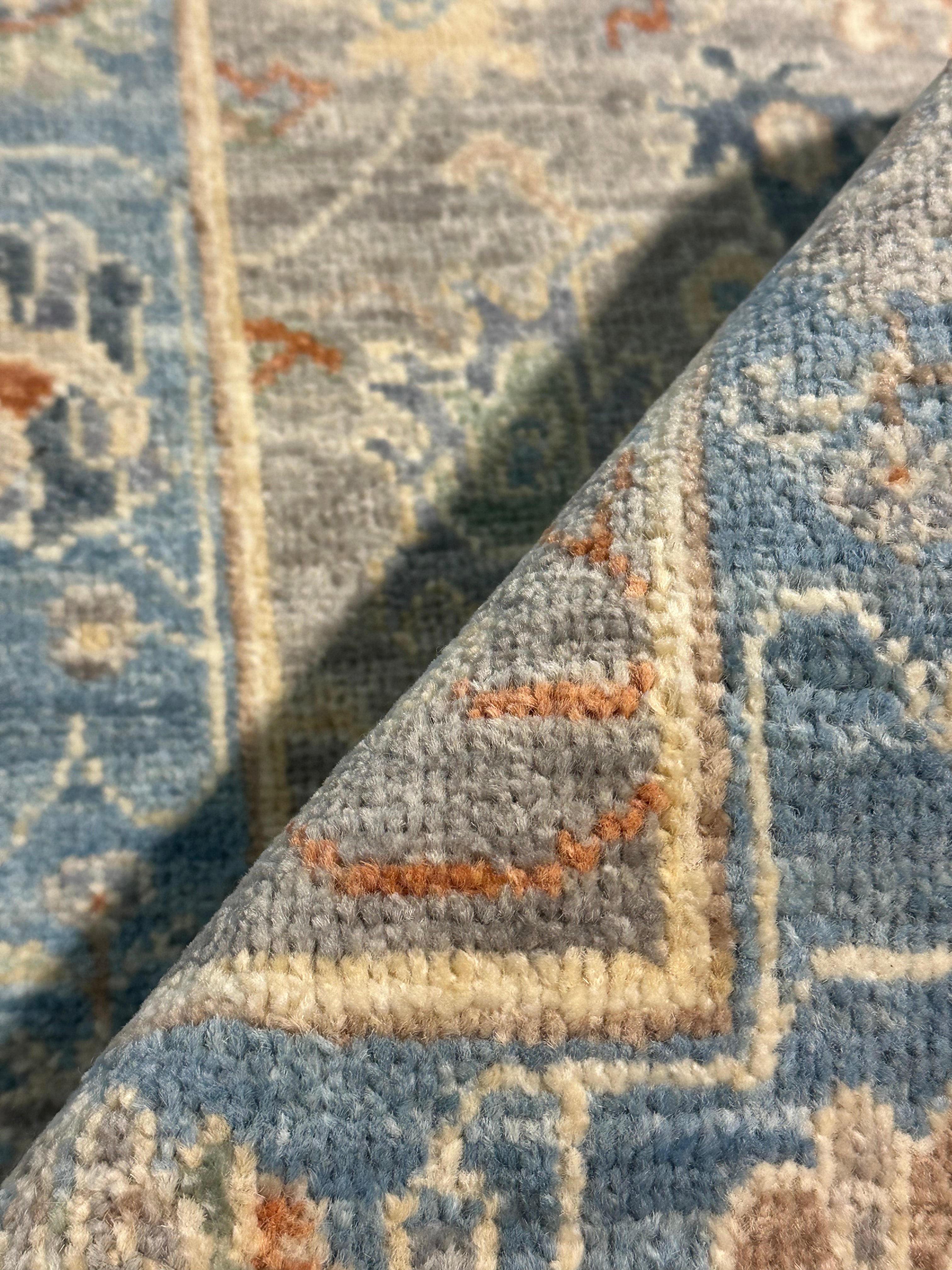 Beverly D'Angelo 1.11x2.11 Afghani Whitewashed Oushak