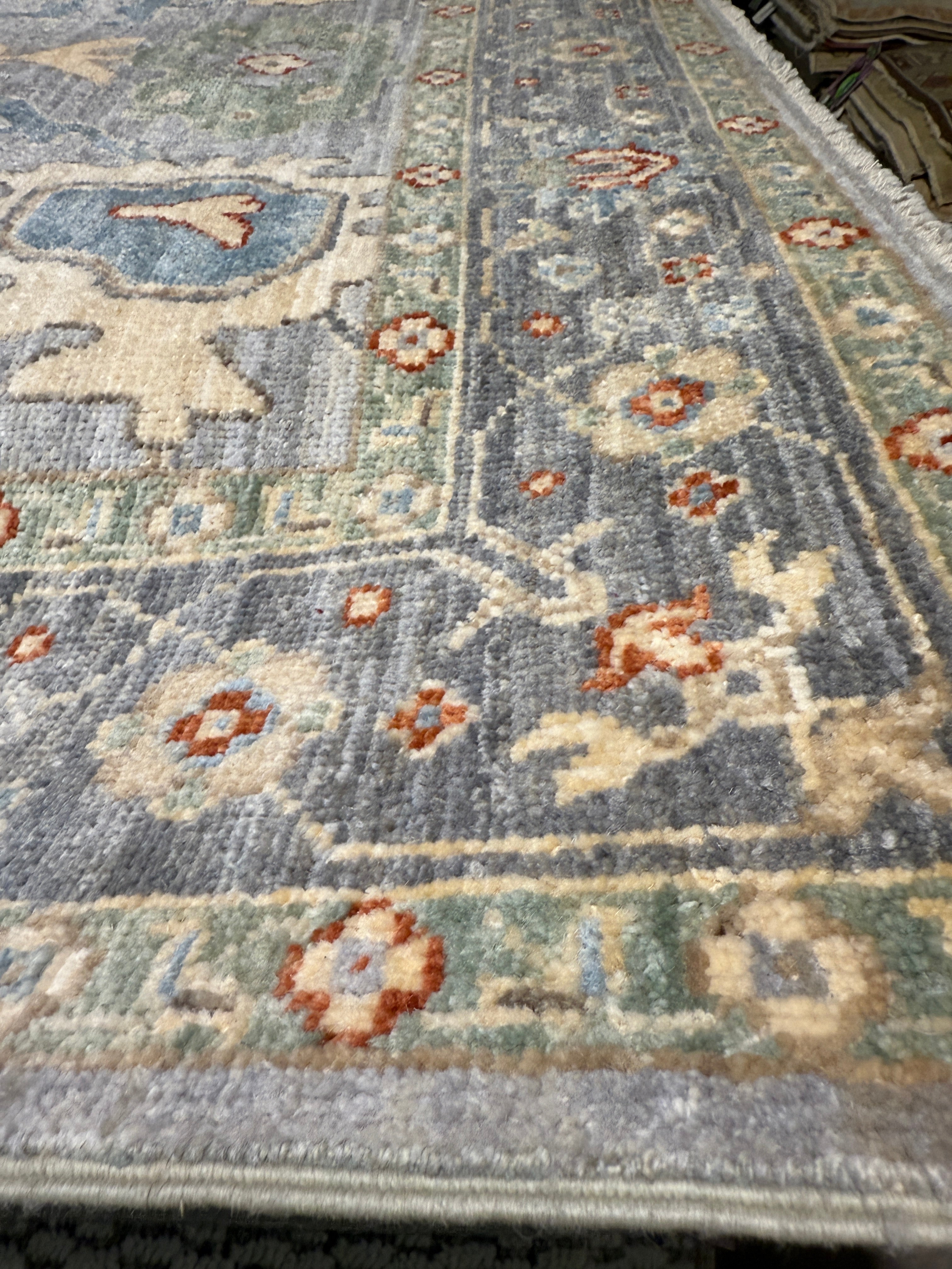 Olivia Cooke 4x11.10 COLOR Afghani Whitewashed Oushak Runner