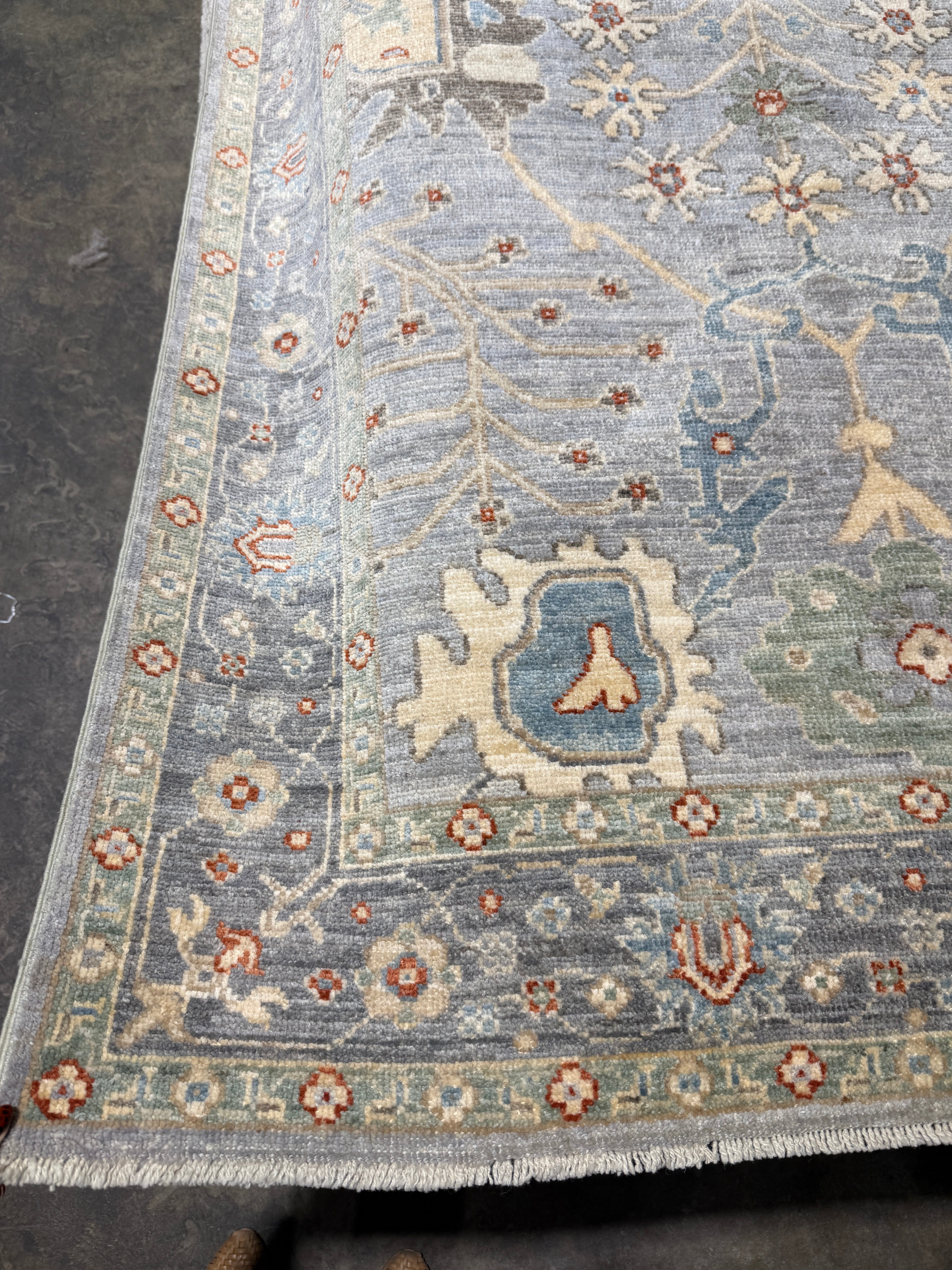 Olivia Cooke 4x11.10 COLOR Afghani Whitewashed Oushak Runner