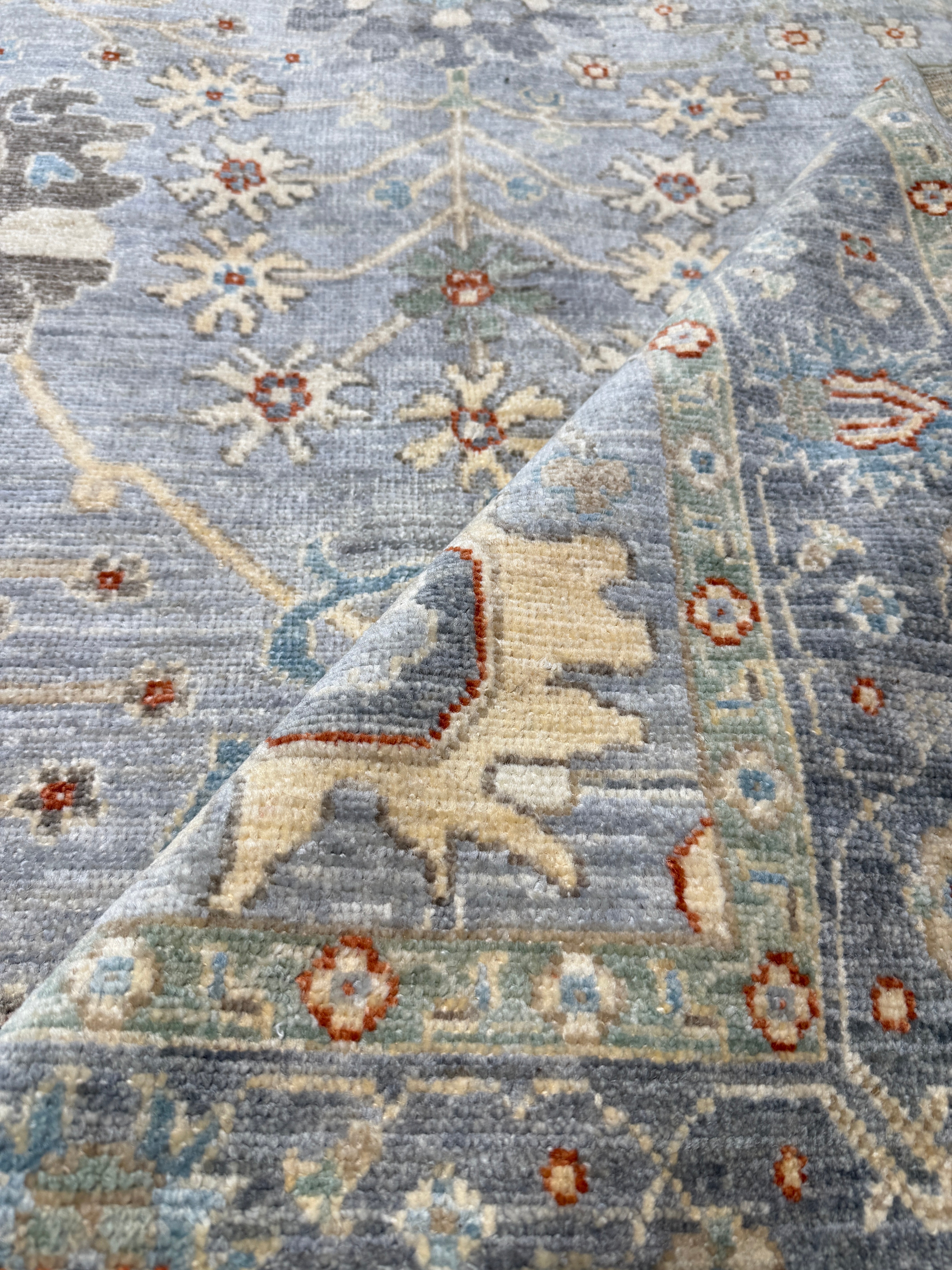 Olivia Cooke 4x11.10 COLOR Afghani Whitewashed Oushak Runner