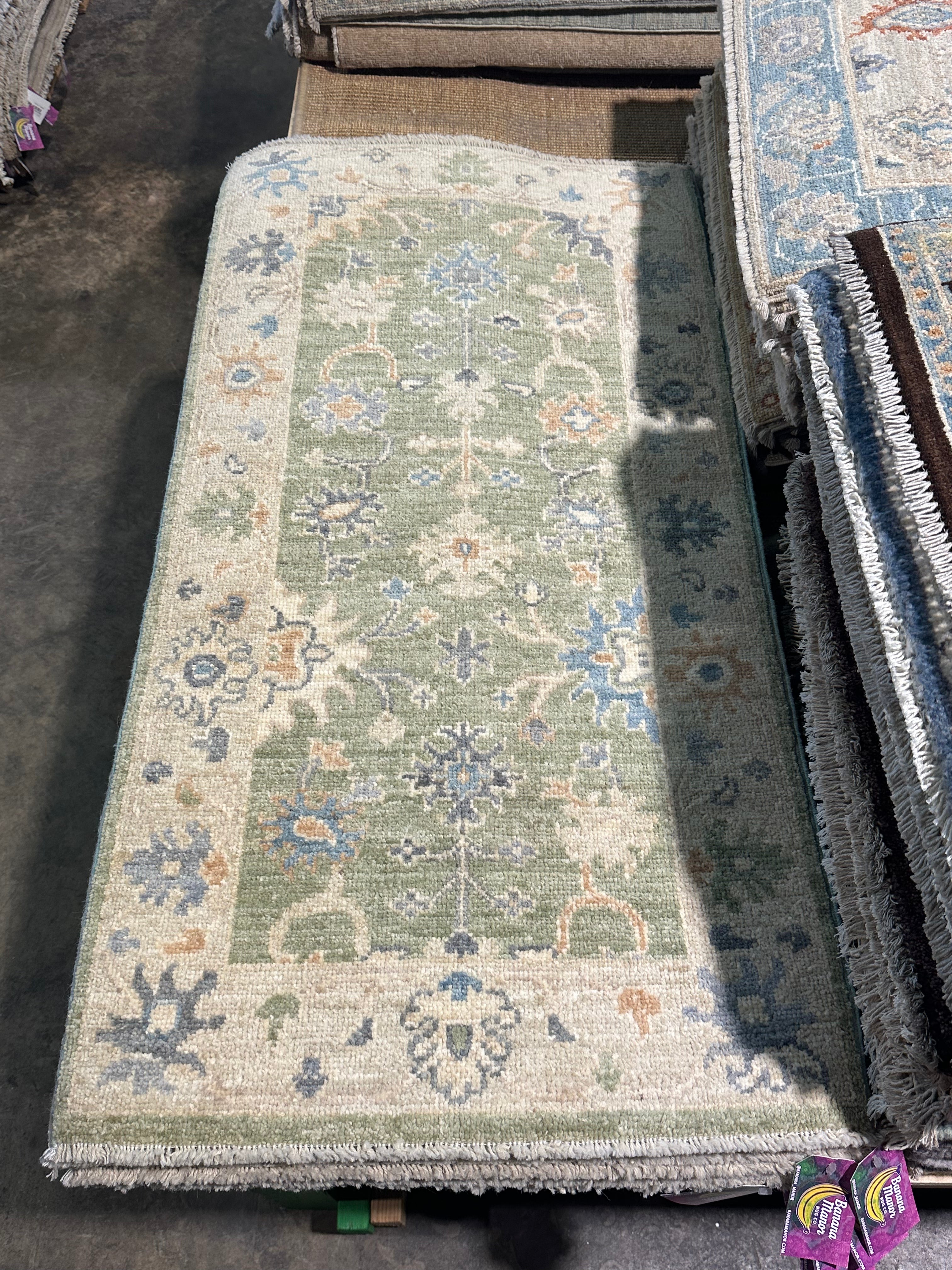 Ashley Hunt 2x3.11 Afghani Whitewashed Oushak