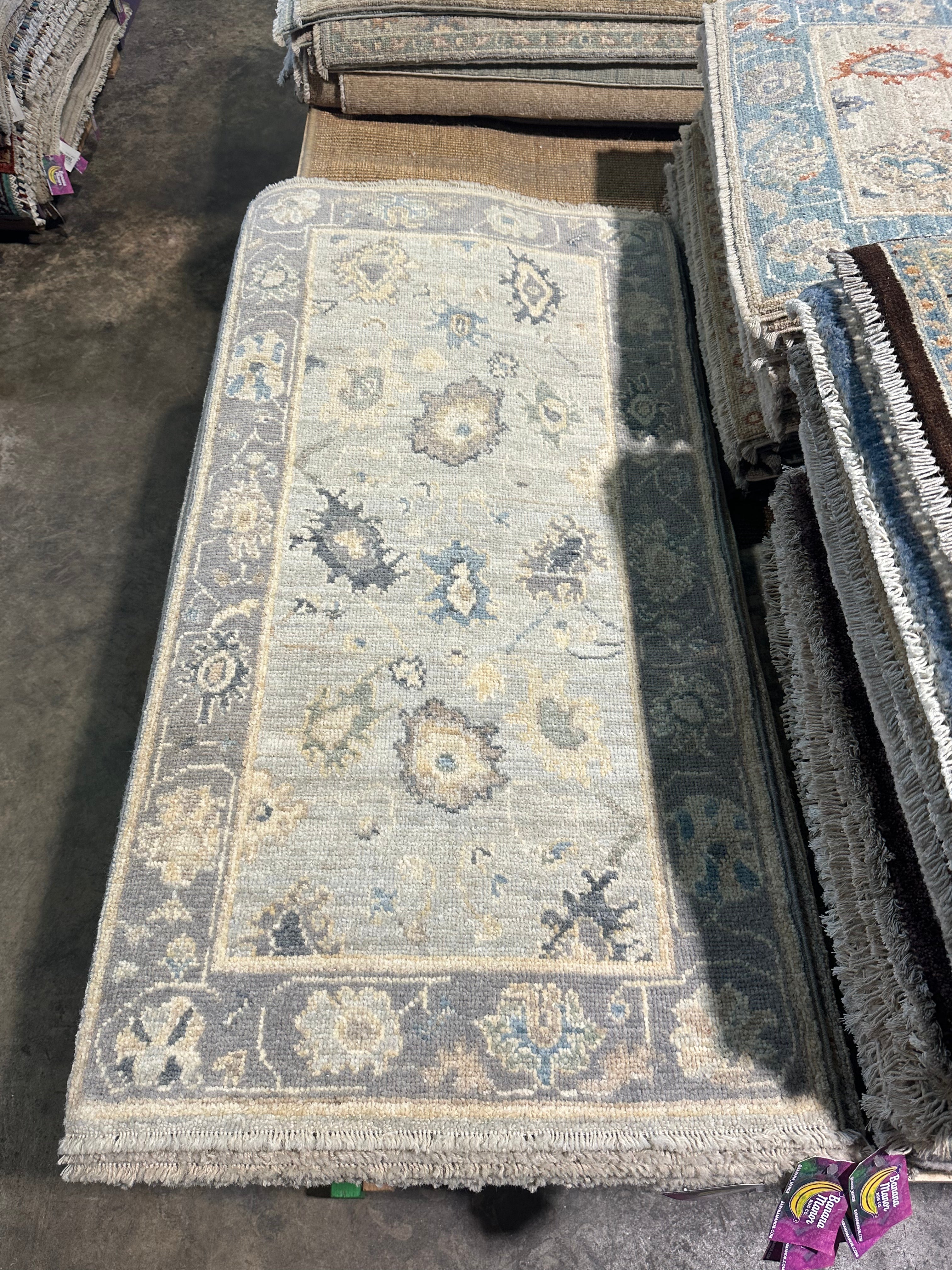 Rachel Specter 2x3.11 Afghani Whitewashed Oushak