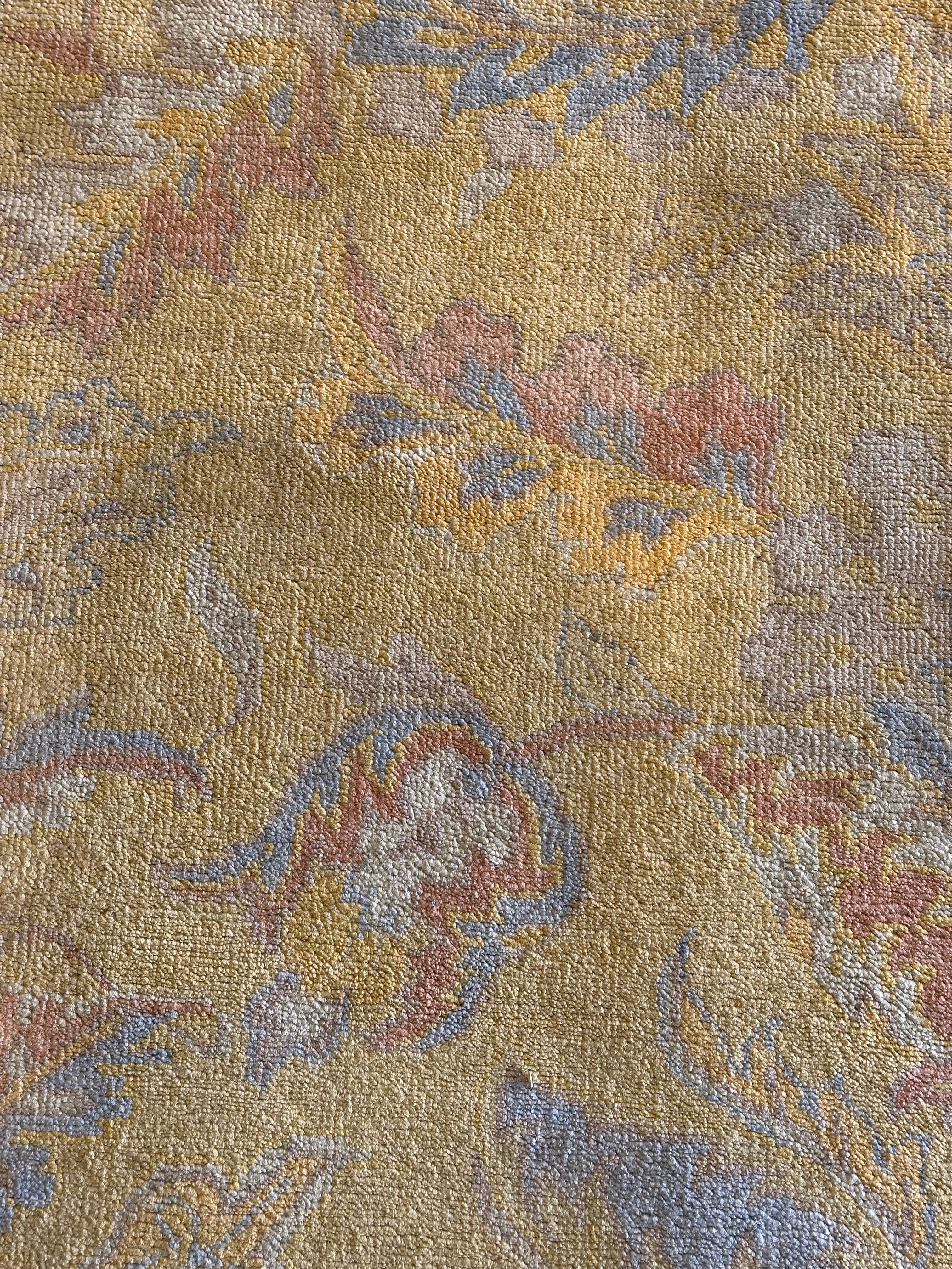 Natalie Finn 12x18.2 Yellow Afghani Agra Rug