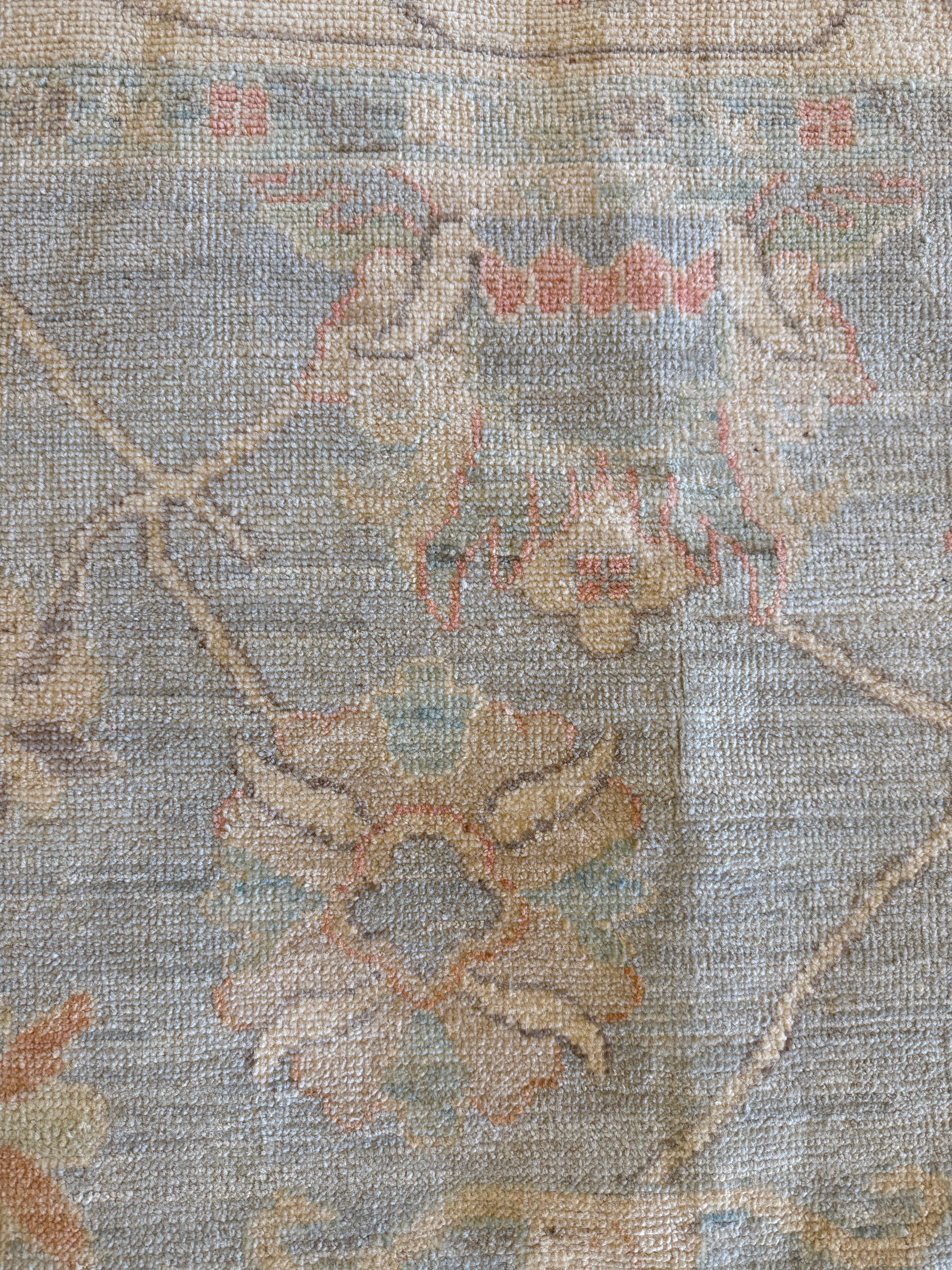 Millie De Polgnac 8.11x11.11 COLOR Afghani Whitewashed Oushak