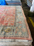 Catherine Garglealot 10x13.9 Pink and Light Green Hand-Knotted Oushak Rug