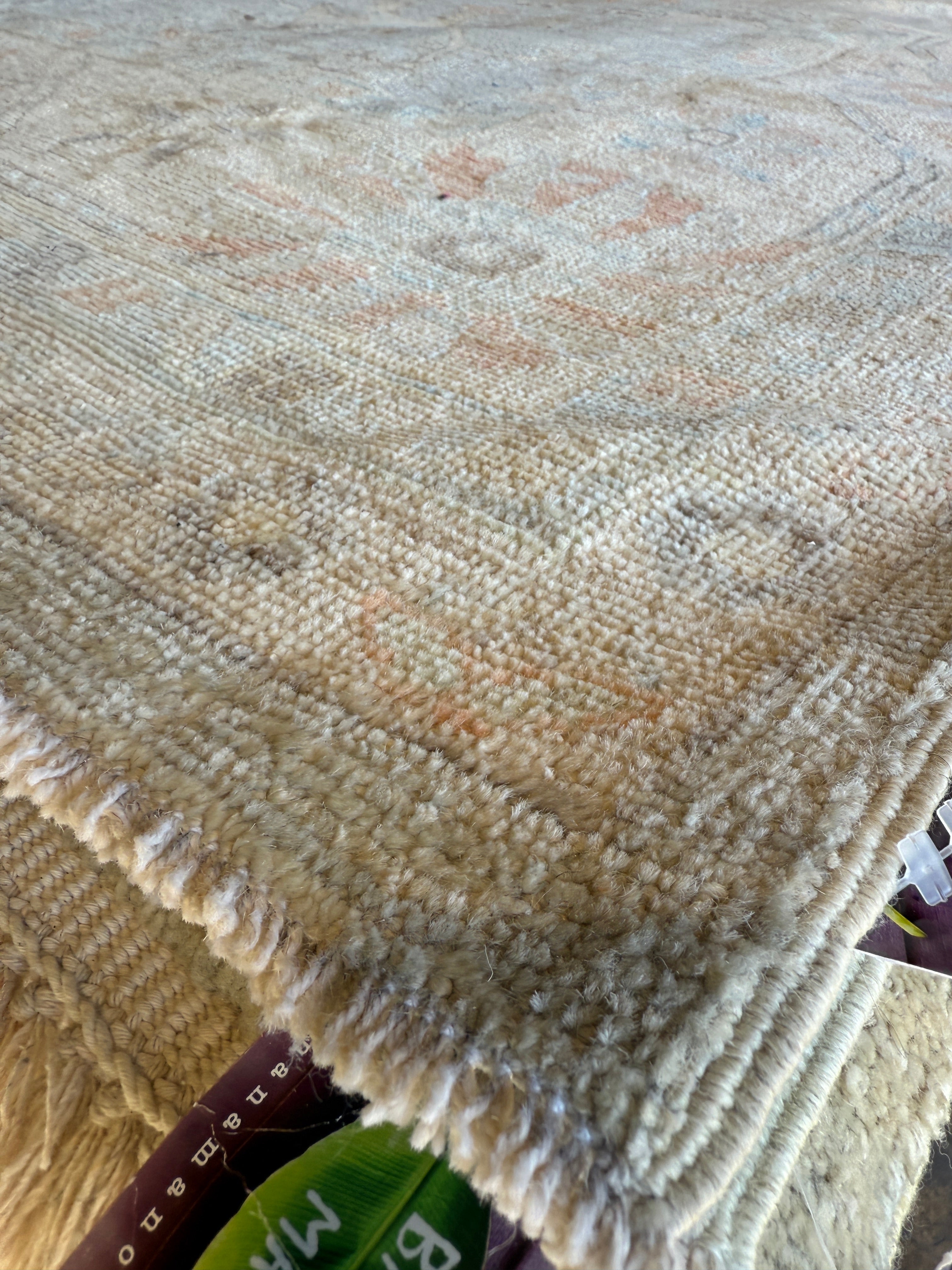 Millie De Polgnac 8.11x11.11 COLOR Afghani Whitewashed Oushak