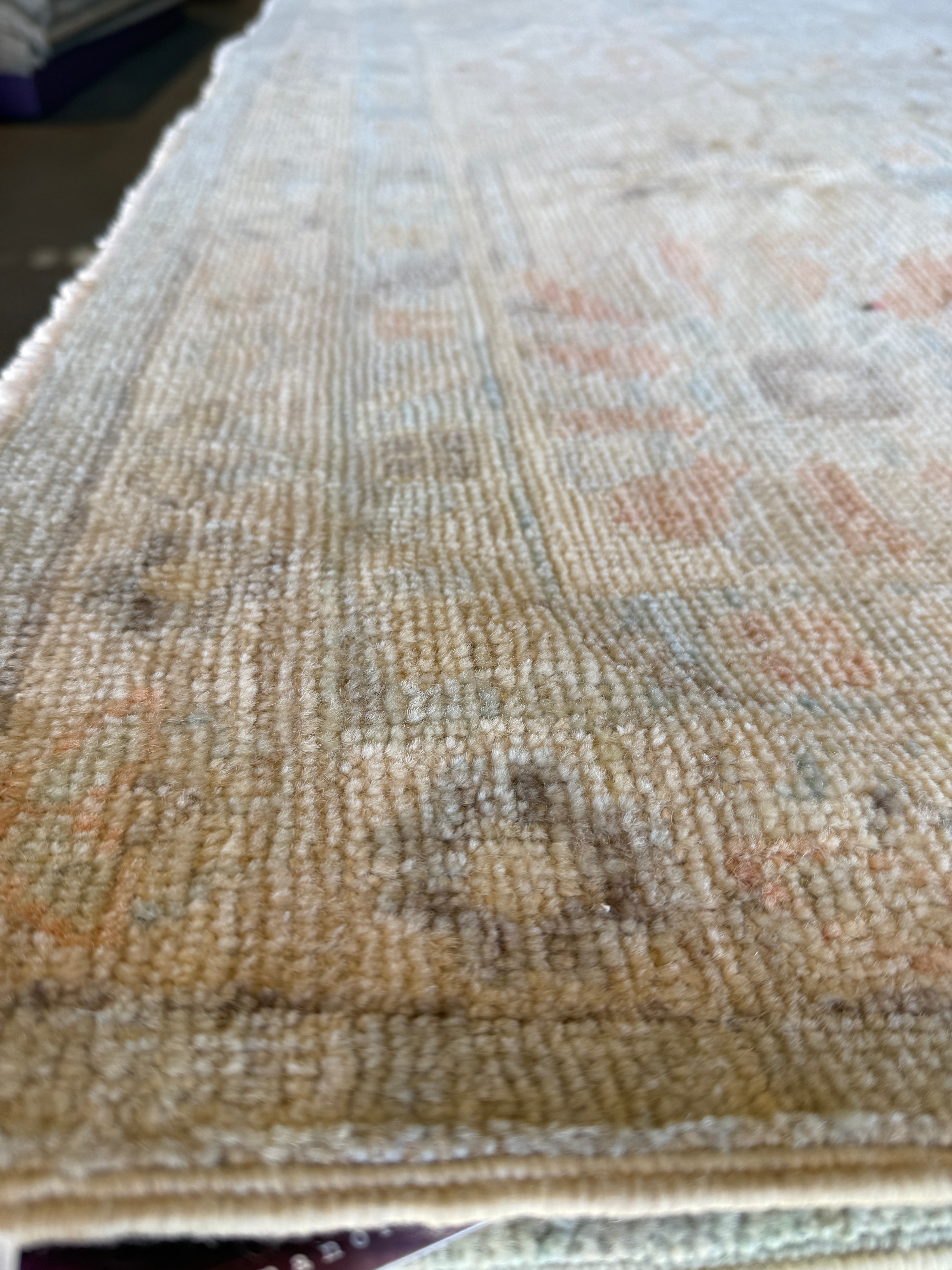 Millie De Polgnac 8.11x11.11 COLOR Afghani Whitewashed Oushak