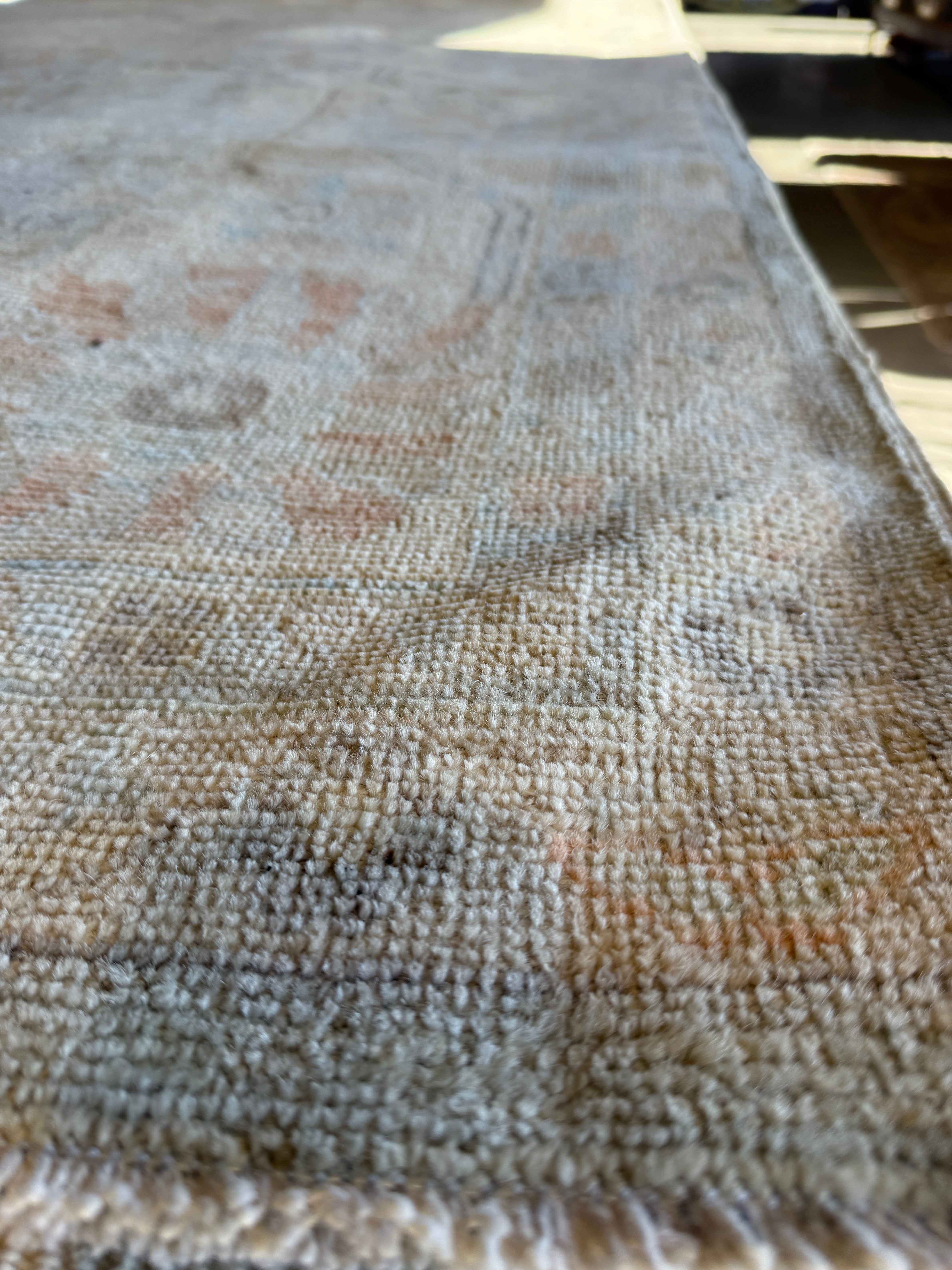 Millie De Polgnac 8.11x11.11 COLOR Afghani Whitewashed Oushak