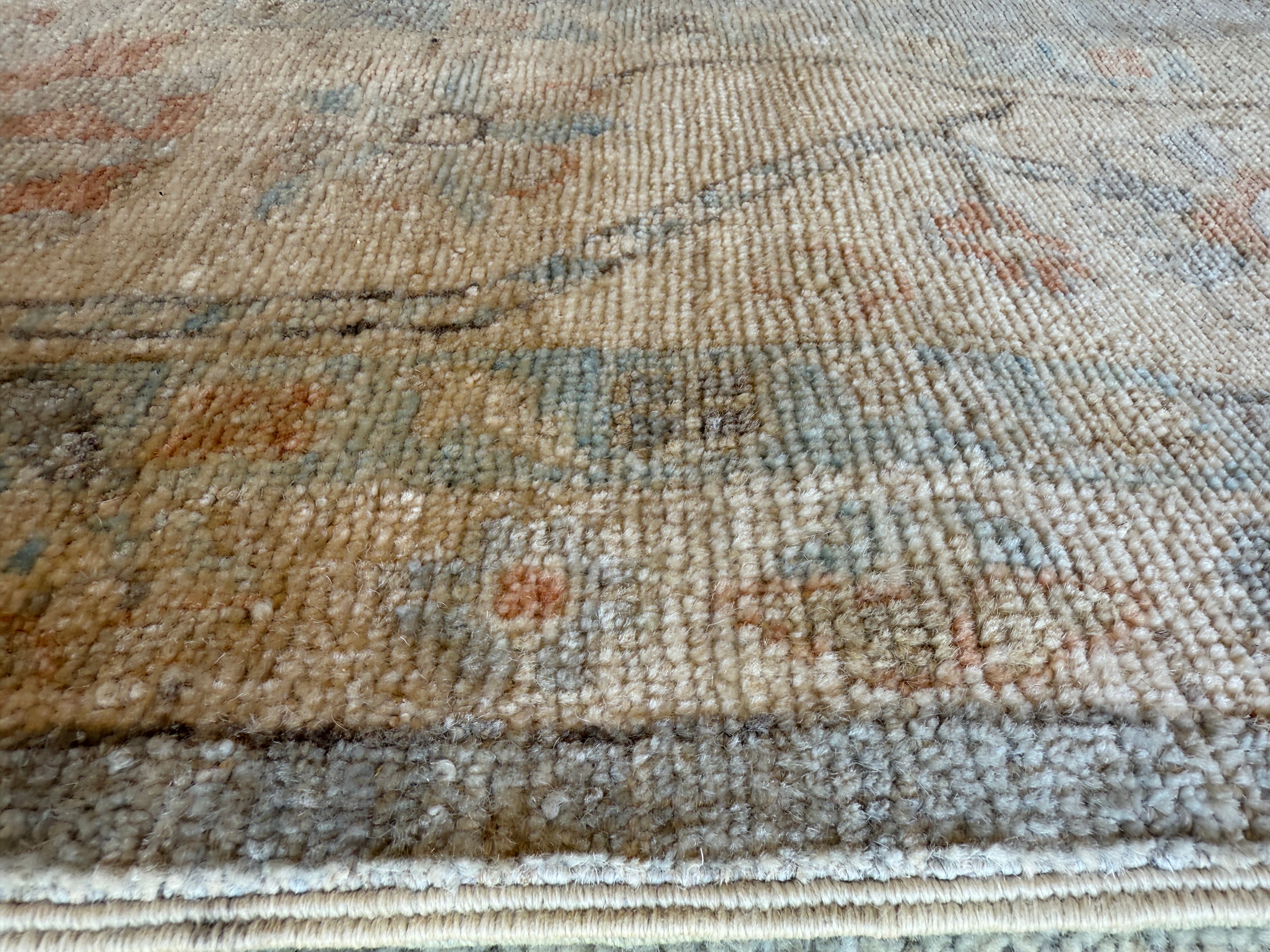 Millie De Polgnac 8.11x11.11 COLOR Afghani Whitewashed Oushak