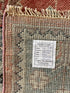 Catherine Garglealot 10x13.9 Pink and Light Green Hand-Knotted Oushak Rug