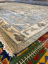 Lottie 12x15.3 Blue Hand-Knotted Oushak