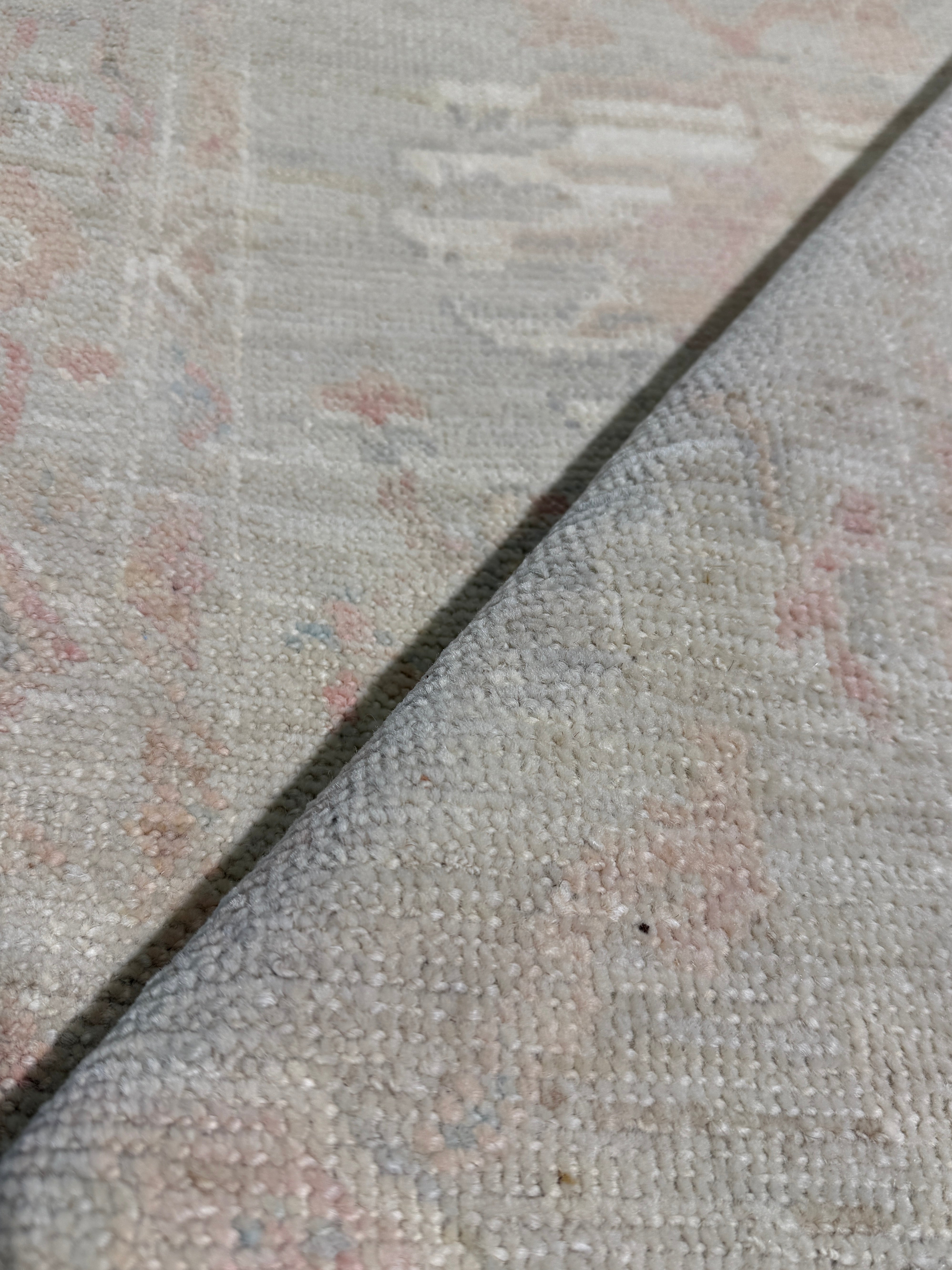 Ashley Jay 2.10x9.11 Pink Whitewashed Afghani Oushak