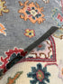 Rene 2.6x10 Grey & Ivory Hand-Knotted Oushak Runner
