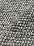 Vittorio Alfieri Handwoven Wool Durrie Natural Grey Loop (Multiple Sizes Available)