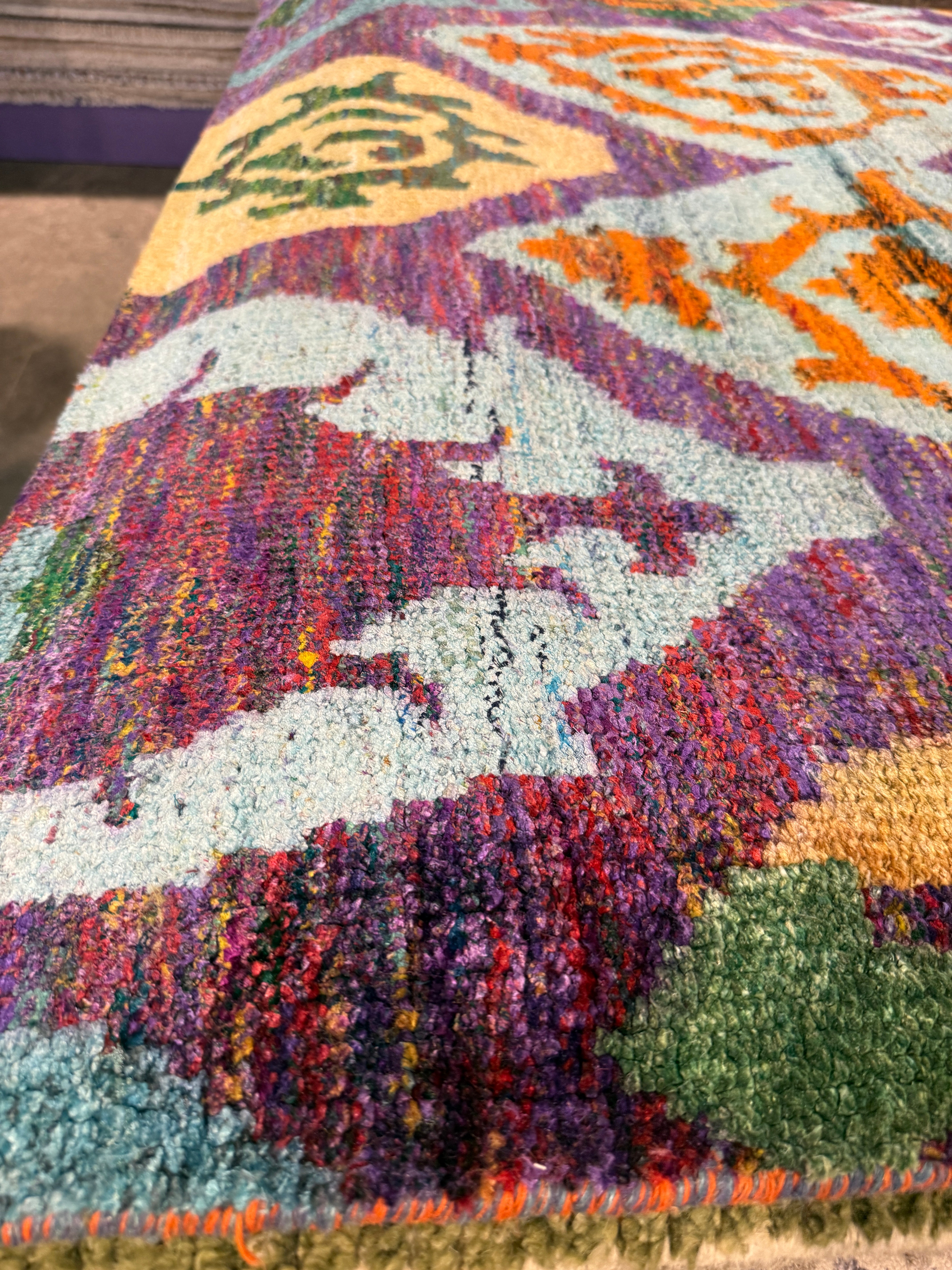 Bodhi 6x8.6 Purple Hand-Knotted Modern Style Rug