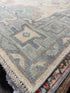 Miss Masel 5.9x9.3 Grey Hand-Knotted Oushak Rug