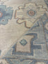 Miss Masel 5.9x9.3 Grey Hand-Knotted Oushak Rug